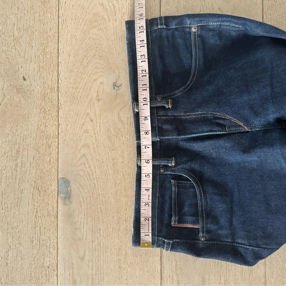 Hiroshi Kato Men’s Jeans size 29 ( 32x 26) Scissors slim tapered raw indigo